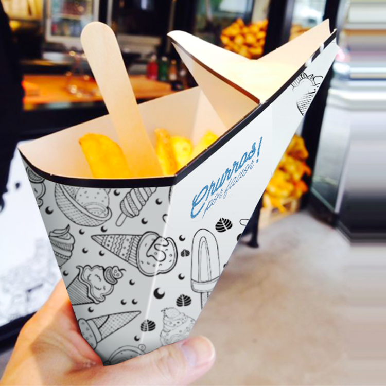  Disposable Kraft Paper Folders 